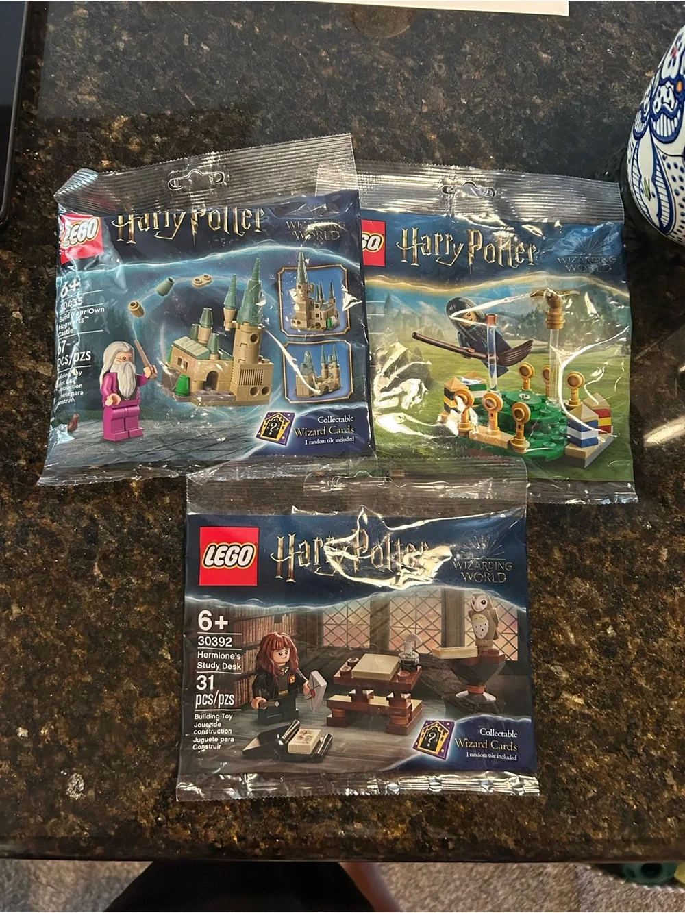 LEGO Harry Potter Set of 3 Polybags 30435, 30651, and 30392 Sealed